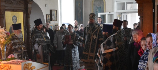 Историческое событие.  Впервые в Кунье Преждеосвященную Литургию совершил епископ.